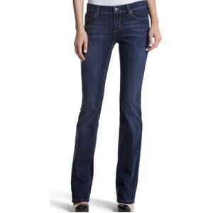 White House Black Market Mid Rise Slim Fit Denim Bootcut Jeans Blue Women's 4S